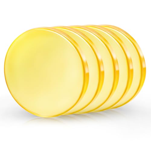 Cloudray CO2 Laser Lens 20mm ZnSe Focus Lens for Laser Engraving Cutting Machine for CO2 La-ser Cutter 40W-200W 5-Pack, Dia 20mm FL50.8mm（2"）