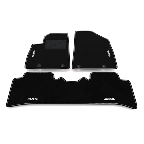 Kit Floor Mats Compatible with MG Marvel R-2025 | Carpeted Carpet Set, Embroidery 4x4, Custom Carpet