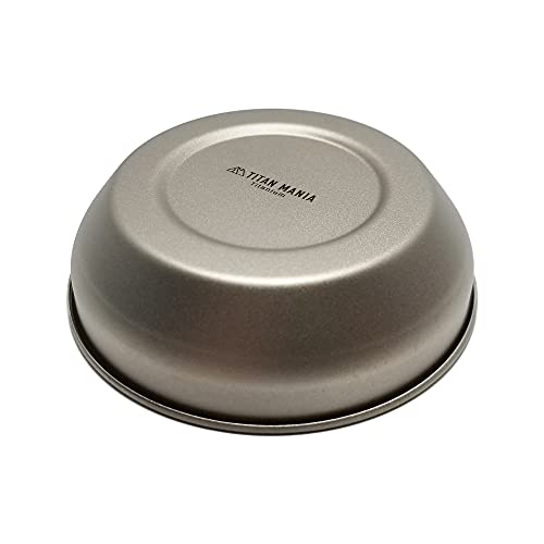 TITAN MANIA Alcohol Stove Lid, Cover, Cap, Small Dish, Plate, Ultra Lightweight, Sturdy, Outdoor Gear, Camping Equipment