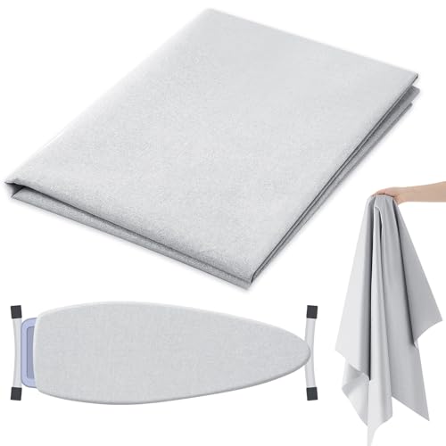 Treela 60" x 3 Yard Scorch Resistant Fabric Insulated Cotton Blend Ironing Scorch Cloth Protective Pad for Thermal Insulation Upholstery Iron Board Covers Water Heater Insulation Potholder DIY Project