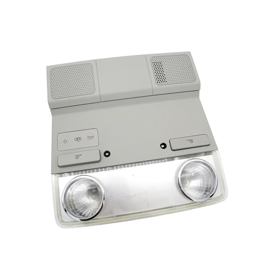 Dome Light Front Ceiling Lamps Reading Light Interior Lamps，Compatible with Volkswagen Golf6 MK6 Jetta MK5 Passat B6 2008 2009 2010(Gray)