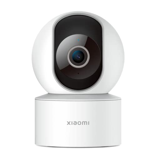 Xiaomi Smart Camera C200, 360° Vision, AI Human Detection, Clear and Crisp Video, Enhanced Night Vision, Full Encryption for Privacy Protection, Smart Voice Control, Fast Forward Playback Speed, White