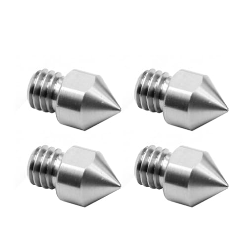 TJGOPKUJ 1pcs 3D Printer TC4 Alloy MK8 Nozzle Reprap 1.75mm 0.2/0.3/0.4/0.5mm for Ender 3 CR10 Ender 5 Two Trees Bluer Sapphire(0.5mm)