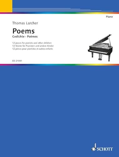 Poèmes: 12 pièces pour pianistes et autres enfants. piano.