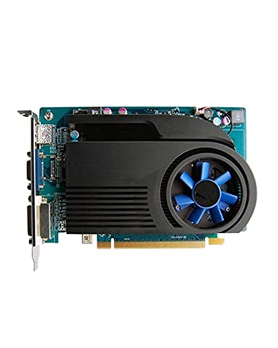 HYUWANGYU Dual Fan Cooling Fit for Sapphire HD6570 2GB Graphics Card GPU Fit for AMD Radeon HD 6570 Video Cards Office Computer Desktop PC Card Map Energy-Saving Fan Graphics Card