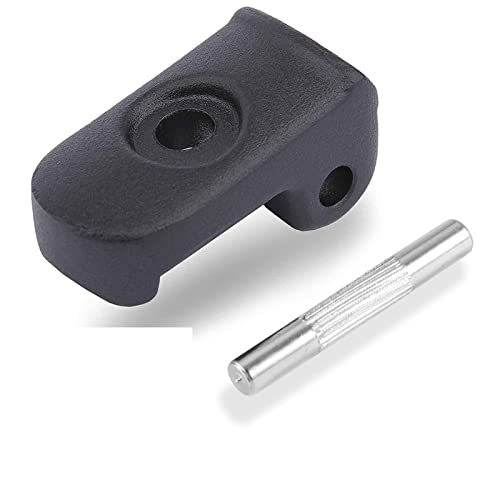 ANUTE Fit for Xiaomi Fit for M365 Pro Electric Scooter Part Folding Buckle Latch Reinforced Lock Steering Wheel Replacement Fit for Xiaomi Hinge Bolt (Color : Black)