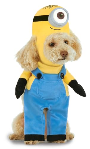 Rubies Despicable Me Minion Stuart Costume with Arms for Pets, Large for Themed Parties and Halloween