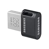 SAMSUNG MUF-256AB/AM FIT Plus 256GB - 300MB/s USB 3.1 Flash Drive, Gunmetal Gray