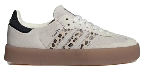 adidas Sambae Womens Shoes (Leopard Off White, 5)