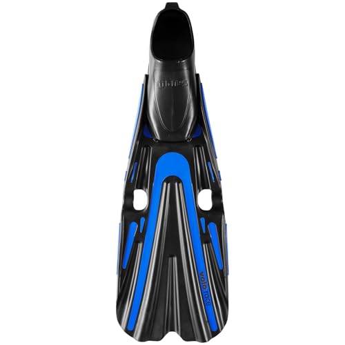 Mares Unisex Adults Volo Race Fins - Durable Versatile Swimming Flippers with Closed Anatomical Foot Pocket for Scuba Diving, Blue, 40