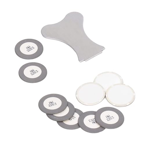 10Pcs 20mm Ultrasonic Mist Maker, Fogger Ceramics Discs Replacement Ultrasonic Pond Atomizer Accessory Kit for Humidifier Parts Oscillating Piece