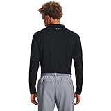 Under Armour Mens Performance Polo 3.0 Long Sleeve, (001) Black / / Pitch Gray, Large