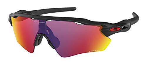 Oakley Radar EV Path OO9208 920846 38MM Matte Black/Prizm Road Shield Sunglasses For Men + BUNDLE Accessory Leash Kit + BUNDLE with Designer iWear Eyewear Kit
