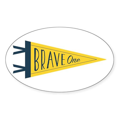 CafePress Brave One Sticker Oval Car Bumper Sticker(10-Pack)
