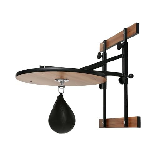 Speed Bag, Speed Bags for Boxing, Speed Bag Platform, Boxing Speed Bag, Speed Bag Boxing, Speedbag, Speed Punching Bag, Speed Bag Mount, Wall Mount Kit, Adjustable Height, Black Swivel Speed Ball