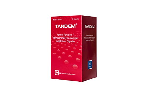 Tandem- 106 mg Elemental Iron- Easy to Swallow-High Tolerability -Odorless & Tasteless