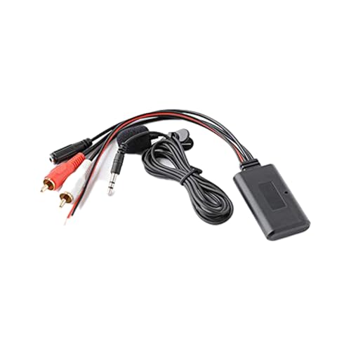 YuYue Electronic 12V Aux Bluetooth 5.0 Adapter Module Music Receiver Car kit with 2 RCA Input Aux Audio for Car Radio Stereo Speaker