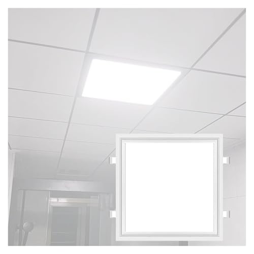YJEUZCD LED Flat Panel Light, Ceiling Light Fixture, 6500K Lamp Recessed Interior Fixture for Office Kitchen Bathroom(20pcs-60x120 cm)