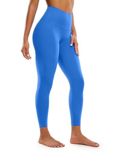 CRZ YOGA Butterluxe High Waisted Lounge Legging 25" - Buttery Soft Workout Yoga Pants for Women Sparkle Blue Medium