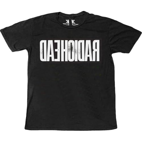 Radiohead Men's Daehoidar T-Shirt Black X-Large | Officially Licensed Merchandise