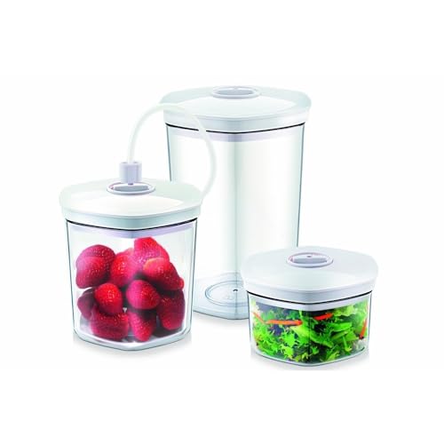 CASO Germany Vacuum Sealer Canister, Set of 3