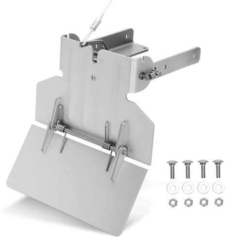 Trolling Plate,Trolling Boards,For fit 50-300 HP Outboard and Stern Drive Motors,Reduce Trolling Speeds to 1 MHP,and is Constructed of Anodized Aluminum and Stainless Steel Materials,No Fins