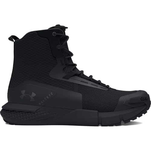 Under Armour Men's Charged Valsetz Zip, (001) Black/Black/Jet Gray, 10.5, US