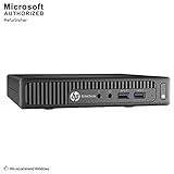 HP EliteDesk 800 G1 Tiny Computer Micro Tower PC, Intel Core i5-4590T, 8GB Ram, 256 GB SSD, WiFi, Windows 10 Pro (Renewed)