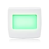 Maxxima Mini Green Always On LED Night Light - Ideal Plug-in Lighting for Bedrooms, Bathrooms, Kitchens, Kids' Nursery, Hallways, Stairs or Any Dark Room or Space at Home - 4 Pack