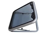 Galamarine 24.6"x24.6" Deck Hatch - Anodized Aluminum Square Hatch/Marine Porthole with Tempered Glass for Boat/Yacht/RV