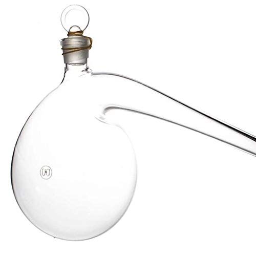 Retort with Ground in Glass Stopper Borosilicate Glass Distillation Distilling Flask Laboratory Chemistry, 250/500/1000/2000ml(1000ml)
