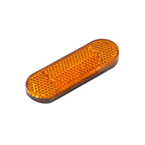 willowwil ABS Reflective Front Safety Tube Reflector Fit For Xiaomi Mi Electric Scooter 1S Pro Pro2 M365 Front Tube Night Warning Bicycle Part(Yellow)