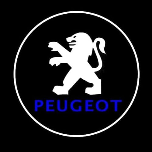Car Welcome Door Lights for Peugeot 407, Car Door Lights Car Door Projector Lights, Car Door Welcome Light Door Lights Logo Projector Car Accessories,2 pcs