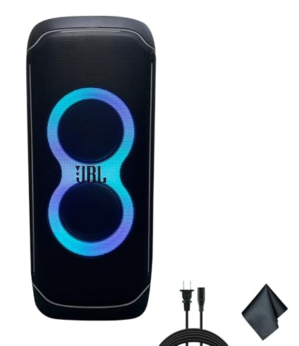 JBL PartyBox Ultimate 1100W Portable Speaker - Wi-fi & Bluetooth Connectivity Splashproof, Powerful JBL Sound and Exciting Light Show (JBLPARTYBOXULTAM) + Cleaning Cloth