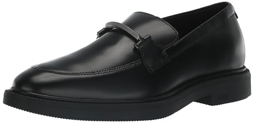 BOSS Larry Brush Off Leather Loafer Shoe