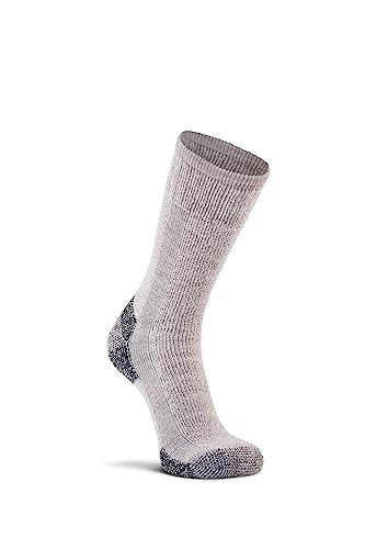 FoxRiver Standard Wick Dry Explorer Heavyweight Outdoor Crew Socks, Grey, X-Large