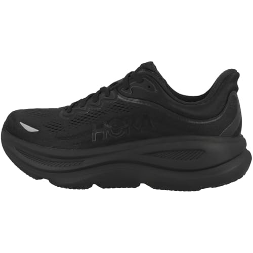 Hoka Men's Bondi 9 Sneaker, Black/Black, 10.5
