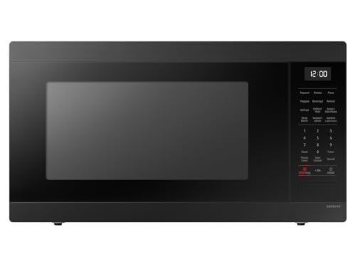 SAMSUNG 1.9 cu. ft. Countertop Microwave with Sensor Cooking, Matte Black Stainless Steel, MS19DG8500MTAA