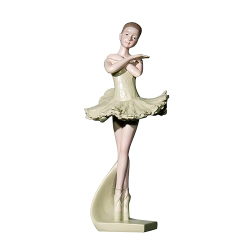 Quzzy,Desktop Ornaments, Ballet Girl Figurine,Ins Style Dancer Princess Room Decoretion Home Furnishing Display Item Sculpted Hand-Painted Figure, Remembrance Gifts.