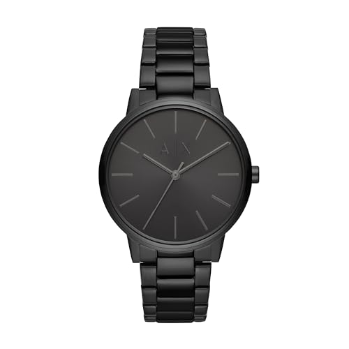 A｜X ARMANI EXCHANGE Men's Black Stainless Steel Watch (Model: AX2701)