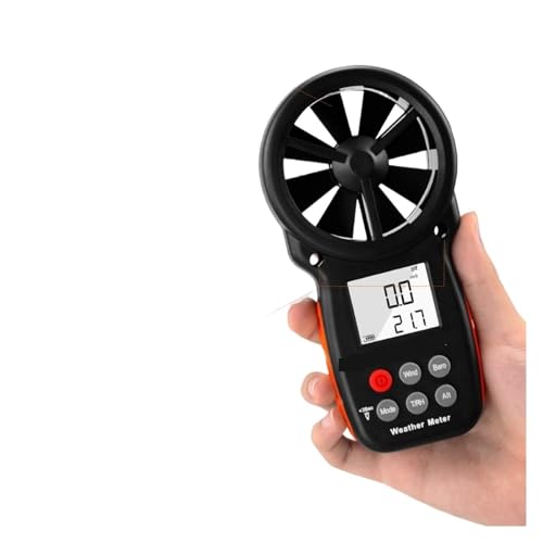 HGRVUTCFI Anemometers Digital Anemometer BT-100-WM Digital Anemometer for Measure Wind Speed/Temp,Wind Chill Tester Humidity,Altitude for Climbing Drone Anemometer