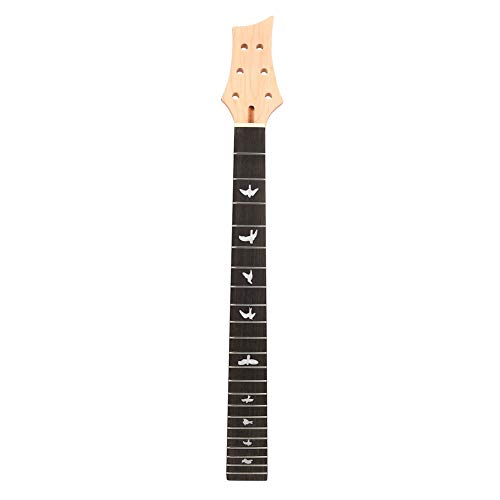 Electric Guitar Neck, 22 Frets Electric Guitar Neck Fingerboard Solid Wood Blackwood Fingerboard for Electric Guitar Musical Instrument Accessories for Electronic Guitar Lovers Electric Guitar Neck