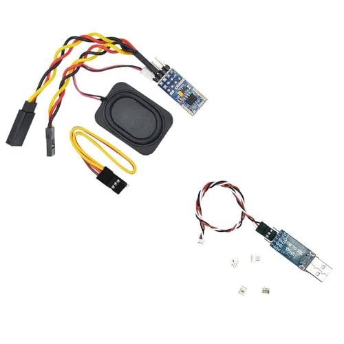 New DasMikro TBS Mini Programmable Engine Sound Unit for Orlandoo F150 OH35P01 for Truck JJRC Q64 Q65 KIT Micro RC Car Crawlers(Sound Unit and USB)