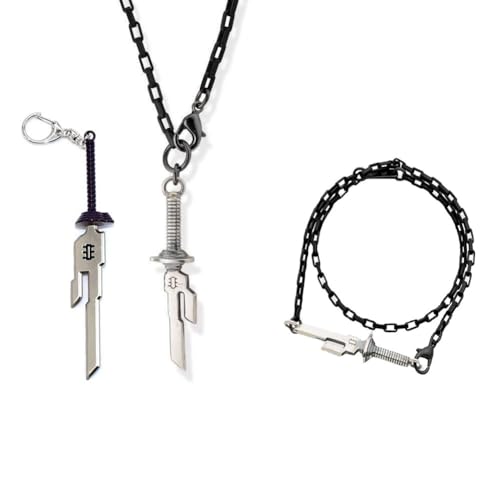 HZXXZH Fushiguro Toji Necklace Anime Cosplay Prop Bracelet Keychain Accessories