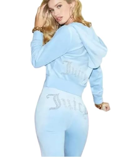 Juicy Couture Velour Frosted Tracksuit Size Small