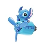 Cute Car Air Fresheners - Cartoon Pilot Automotive Diffuser, Rotating Propeller Automotive Air Outlet Fan Creative Car Perfume Decoration Accessories with 2 Fragrances