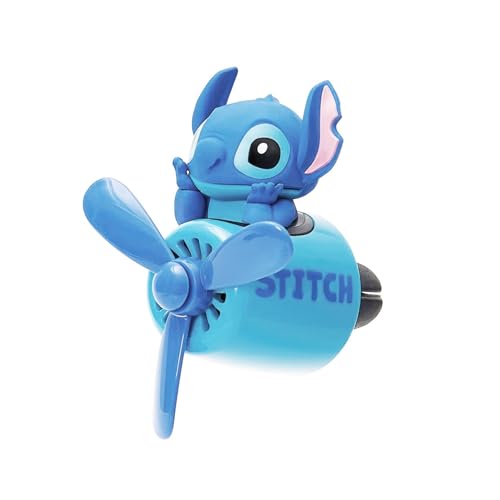 Cute Car Air Fresheners - Cartoon Pilot Automotive Diffuser, Rotating Propeller Automotive Air Outlet Fan Creative Car Perfume Decoration Accessories with 2 Fragrances