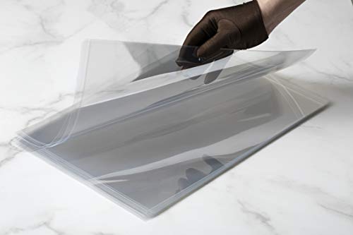 Large Clear Heavy Thick Acetate Sheet for Chocolate Decoration - Pack of 50-15''x 211''
