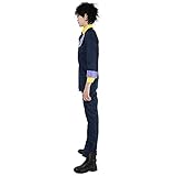 miccostumes Men's Anime Costume Cosplay Uniform Set Blue Leisure Suit Yellow Shirt with Tie(men s)