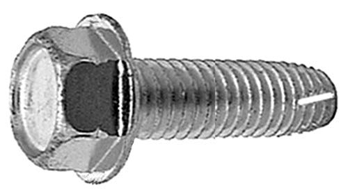50 3/8-16 X 1 Hex Washer Head Thread Cutting Screw Zinc